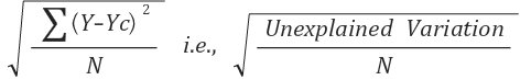 standard error of estimate1